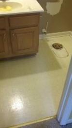 Replace Bathroom Flooring